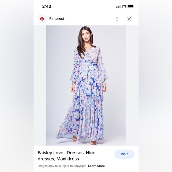 Yumi Kim Gisele paisley dress . Worn once. - Picture 4 of 4